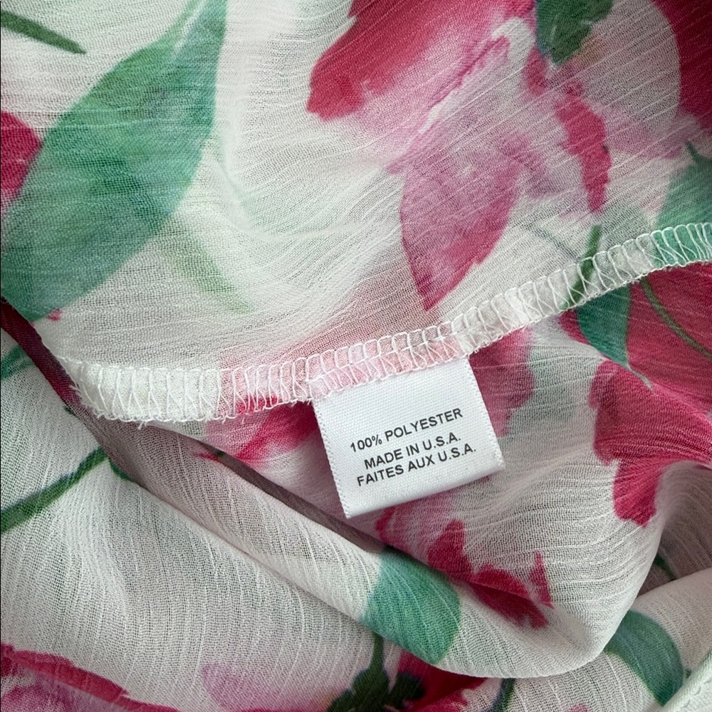 Misa Los Angeles Eliza Floral Tiered Chiffon Dress Medium NWT - Picture 7 of 7